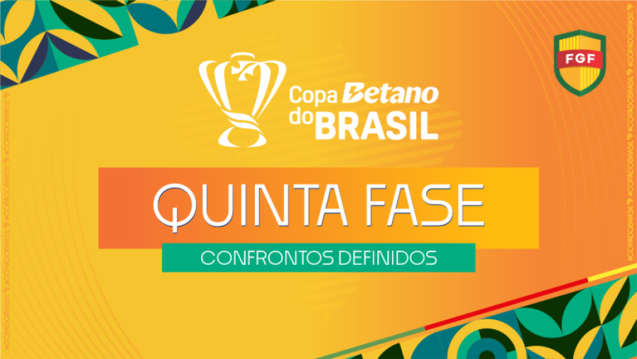 CBF sorteia confrontos da quinta fase da Copa do Brasil