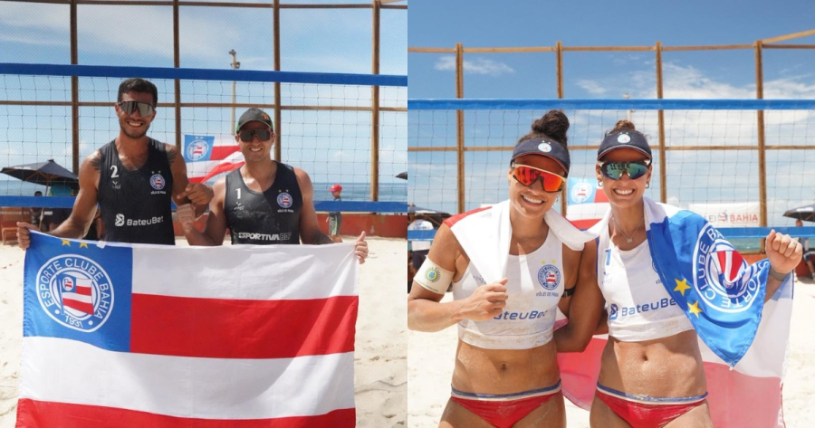 Duplas do Bahia jogam Circuito Mundial de vôlei de praia em Saquarema; saiba onde assistir