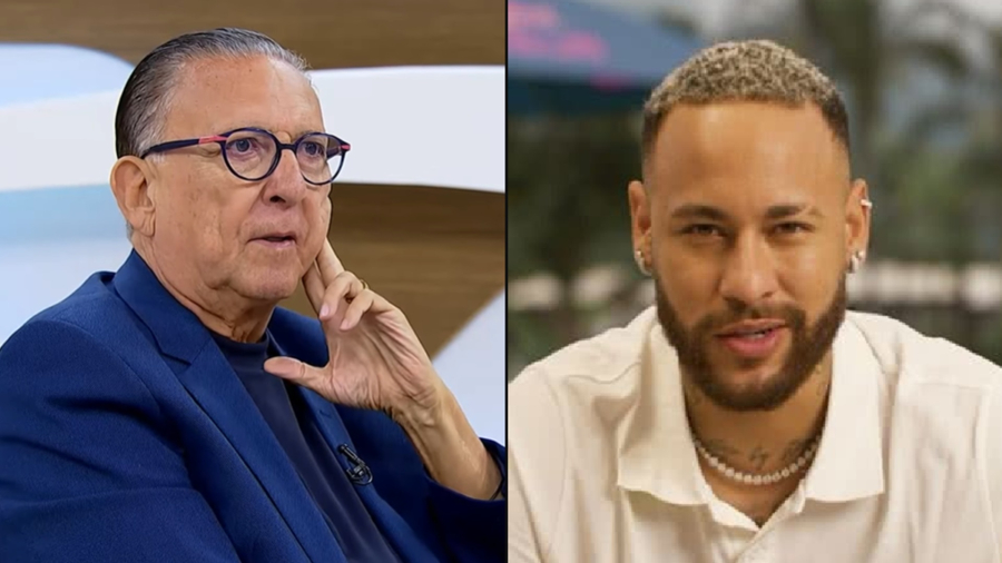 Após desabafo nas redes sociais, Neymar leva “puxão de orelha” de Galvão Bueno; assista