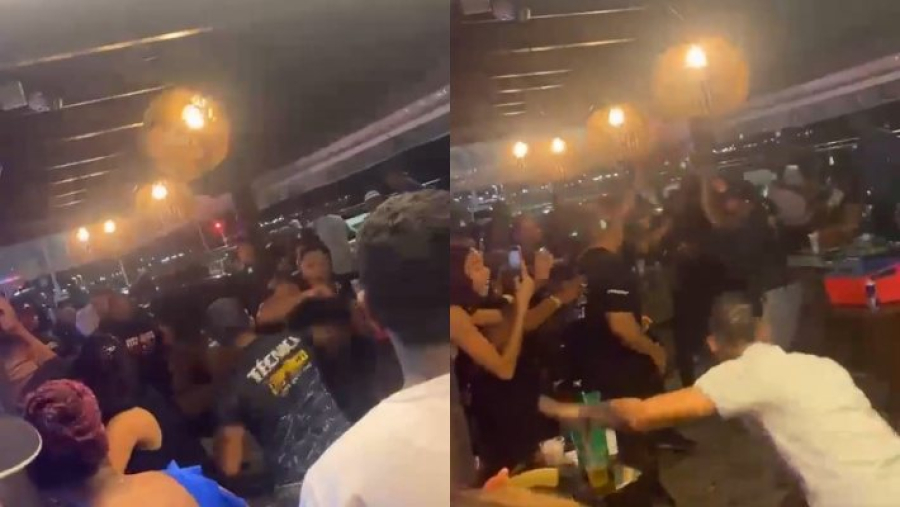 O Sotero Beach Bar, na orla de Piatã, em Salvador, se transformou em um verdadeiro ringue 