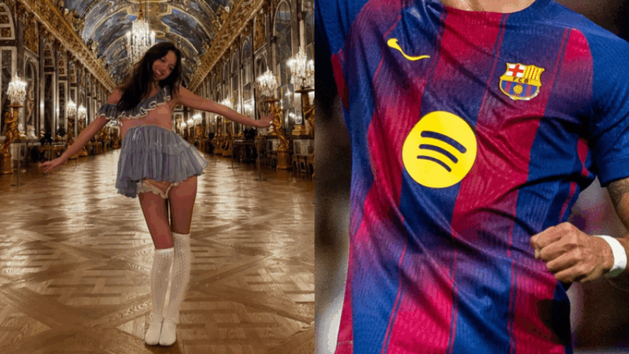 Barcelona oficializa collab com Olivia Rodrigo em camisa por parceria com Spotify