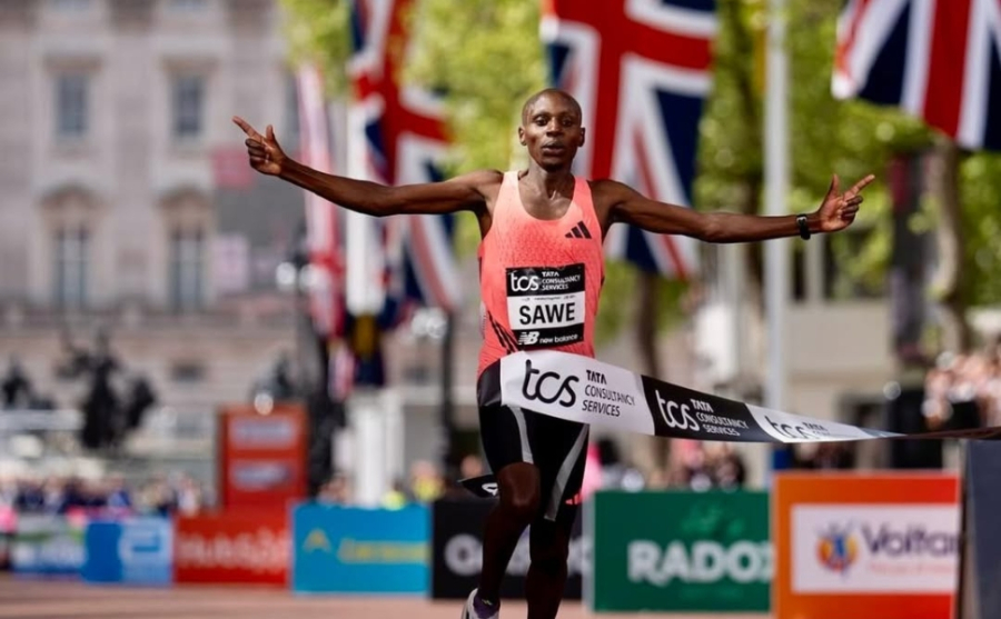 Sabastian Sawe completa Maratona de Londres abaixo das duas horas e faz história