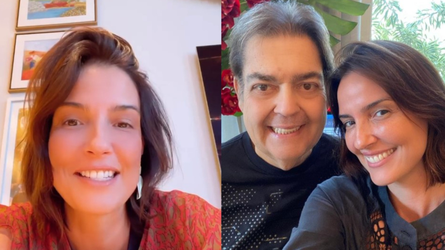  Faustão ganha homenagem da mulher no aniversário