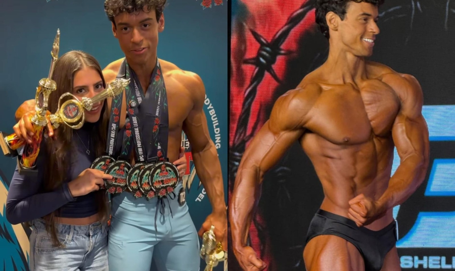 Filho de Xanddy e Carla Perez comemora vitórias em premiação estadounidense