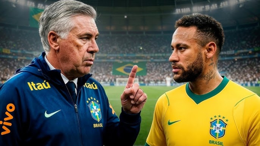 “100% profissional”: Ancelotti afirma que convocação de Neymar será baseada apenas em desempenho
