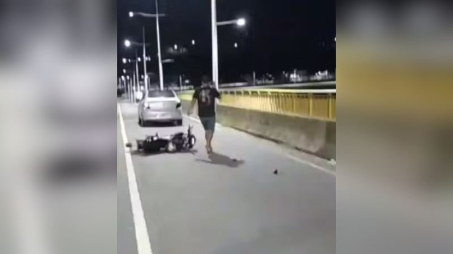 Jovem morre e garupa fica ferido após queda de moto em Ilhéus