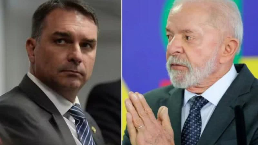 Nova pesquisa mostra polarização entre Lula e Flávio Bolsonaro; veja os números